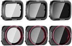 NEEWER Camera Lens Filters Compatible with DJI Mavic Air 2 Lens Filter Set, Multi-Coated Filters Pack Accessories (6 Packs) ND4, ND8, ND16, ND4/PL, ND8/PL, ND16/PL