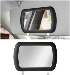 povtii 1PC Car Sun Visor Vanity Mirror, Clip-on Automotive Makeup Sun-Shading Mirror, Vehicle Sun Visor Cosmetic Vanity Mirror for Women Girls, Universal Interior Car Accessories