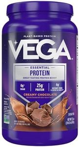 Vega Original Protein Powder, Creamy Chocolate Plant Based Protein Drink Mix for Water, Milk and Smoothies, 32.5 oz (Packaging May Vary)