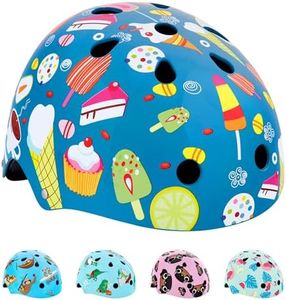 Hornit Kids Bike Helmet | Kids Helmet | Child Bike Helmet | Bike, Skateboard, Skating & Scooter Helmet | BMX Helmet Kids | Toddler Bike Helmet | Multi-sport Helmet | (Medium, Ice Cream)