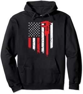 Funny USA Flag CNC Mechanic Tools Machinist Gift Men Women Pullover Hoodie