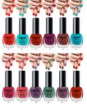 BANETION Nail Polish/Nail Paint Combo Set of 12, Multicolor Nail Paint of 6 ml each (Multicolor-5)