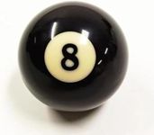 ABA Billiard Pool Ball (Black (8), 57mm)