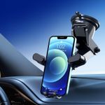 Car Phone Holder Mount Phone Mount for Car Windshield Dashboard Air Vent Universal Hands Free Automobile Cell Phone Holder Fit for All Smartphones