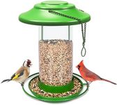 Bird Feeders Outdoors Hanging Metal