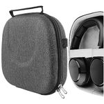 Geekria Shield Headphones Case Compatible with Arctis Nova Pro Wireless X, Arctis Nova Pro Wireless, Arctis Nova 1P Case, Replacement Hard Shell Travel Carrying Bag with Cable Storage (Dark Grey)