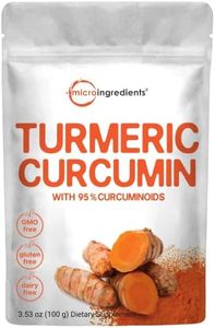 Turmeric Extract 95% Curcuminoids (Natural Turmeric Extract and Turmeric Supplements), 100 Grams, Rich in Antioxidants for Joint & Immune Support, No GMOs, Vegan Friendly, India Origin