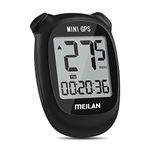 MEILAN M3 Mini GPS Bike Computer, Wireless Bike Odometer and Speedometer Bicycle Computer IPX5 Waterproof Cycling Computer with LCD Display for Outdoor Men Women Teens Bikers