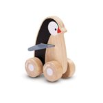 Plantoys- Pingouin Roulant Jouet, PT5444