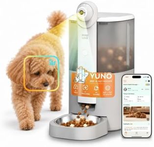 ABRCT 5L Automatic Dog Feeder with Camera, 1080P Night Vision, Smart Pet Feeder for Small Dogs, App Control, 2.4GHz/5GHz WiFi, Freshness Seal for Dry Food, Up to 30 Days of Food