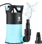 SainSmart Sump Pump 1.15HP Submersible Water Pump, Thermoplastic Portable Utility Pump 3960 GPH High Flow Water Removal, with 33ft Cord for Pool Tub Garden Pond Draining