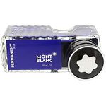 Montblanc Ink Bottle Permanent Blue 107756 – Document-Proof Refill Ink in Navy Blue for Fountain Pens, Quills, and Calligraphy Pens – 60ml Inkwell