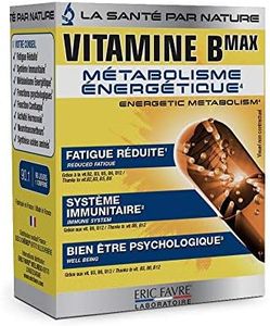VITAMINE B COMPLEX B Maxx - Hautement Dosé - Vitamine B1, B2, B3, B5, B6, B7, B9, B12 - Système Immunitaire, Réduction de la Fatigue...- Programme 90j - Laboratoire Français Eric Favre
