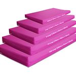 Kosiproducts Gymnastics Crash Mat, High Density Medium Firm 10cm Thick Foam, [Pink, Large]