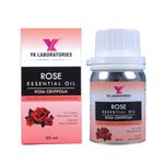 YK Laboratories Rose Essential Oil 100% Pure & Natural | Therapeutic Grade & Undiluted - 50ml