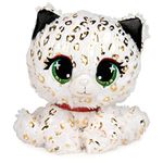 GUND Official, P.Lushes Cute Designer Fashion Collectable Pets 24kt Carti Snow Leopard Premium Stylish Stuffed Animal Soft Plush, Gold Metallic, 15.2cm Soft Toy For Girls and Boys Aged 3 Years and Up