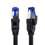 Primewire - Cat 8 Ethernet Cable 25M Round Gigabit Network LAN Cable RJ45, Ethernet Network Lead High Speed 40Gbps 2000Mhz SFTP Patch Cable For PC TV Switch PS5 PS4 Xbox Router Modem Mac Laptop