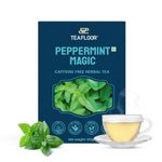 TEAFLOOR 100% DRIED PEPPERMINT MAGIC TEA (100G) || Tea for Bloating, Gas Relief, and Immunity Boosting || An exotic blend of premium green tea and real peppermint leaves that can be sipped hot or cold ||