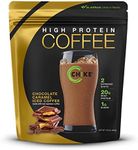 Chike Chocolate Caramel High Protein Iced Coffee, 20 G Protein, 2 Shots Espresso, 1 G Sugar, Keto Friendly and Gluten Free, 14 Servings (14.8 Ounce)