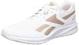 Reebok Women Synthetic,Textile Rubber Runner 4.0 Running Shoes White/ROSGOL/White UK-3