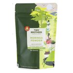 Two Brothers Organic Farms Moringa Powder, made using Farm Grown Moringa Leaves (Drumstick) | Rich in Nutrients | Chemical Free Lab - Tested 100 gms