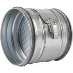 6" Inch Inline Round Duct Filter - G4 Class Filter with Mesh Screen - Dust Collection and Air Purification - Rigid or Flexible Vent Hose Filter