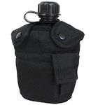 Mil-Tec Us Canteen with Cup and Sleeve, black