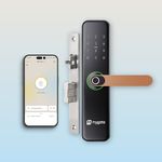 Mygate Smart Door Lock SE | 6-Ways to Unlock | Fingerprint | Mobile App Access | OTP | PIN Access | RFID Card | Mechanical Key | Decoy Pin Feature | 3-Years Warranty