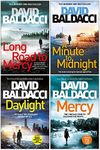 David Baldacci Atlee Pine Series 4 Books Collection Set (Long Road to Mercy, A Minute to Midnight, Daylight, Mercy)