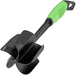Ourokhome Upgrade Meat Chopper and Potato Masher, Heat Resistant Ground Meat Smasher for Hamburger, 5 Curved Blades Ground Beef Smasher, Nylon Non Stick Mixer, Stirrer and Kitchen Gadgets, Green