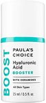 Paula's Choice BOOST Hyaluronic Acid Booster with Ceramides for Lightweight Deep Hydration, Concentrated Serum, 15 ml Bottle