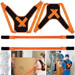 OUNAN Moving Straps，2-Person Lifting and Moving System for Appliances. Lifting Straps for Heavy Furniture. Shoulder Strap. Easily Move Home Furniture Under 1000 lbs. Like pro Furniture Movers