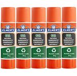 Elmer's Pure Glue Sticks | 93% Natural Ingredients | Great for Schools & Crafting | Washable & Child-Friendly | 20g | 5 Count