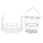 6776791W06 Collapsible Basket & 6584315P06 Bunk Bed Basket for Charbroil The Big Easy Turkey Fryer Accessories, Turkey Fryer Replacement Parts Kit for Char-broil The Big Easy Oil-Less Turkey Fryer