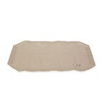 K&H Pet Products Elevated Cooling Outdoor Dog Bed Portable Raised Dog Cot Replacement Cover Only All Weather All Season Tan Medium 32 X 25 Inches (Cot NOT Included)