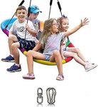 LAEGENDARY Saucer Swing for Kids and Adults - 60 Inch Round Tree Swing for Outdoor Swing