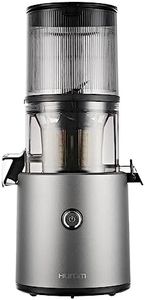 Hurom H300e Cold Press Juicer, Slow Juicer, Masticating, Vegetable Juicer, Fruit Juicer, Easy Cleaning, Large Feed Chute, High Yield, BPA Free (Titanium Silver)
