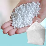 Polystyrene Bean Bag Booster Refill Large Cubic Feet White Beads Top Up Bag (6 Cubic Feet)