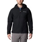 Columbia Men's Ascender II Hooded Softshell Jacket, Black, Large