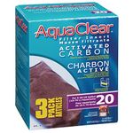 Aqua Clear Activated Carbon Insert, 20-Gallon Aquariums (Pack of 3)