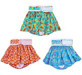 Emwel Reusable Female Dog Nappies 3 Pack Medium Size,Dog Period Pants in Season,Washable Dog Nappies Female