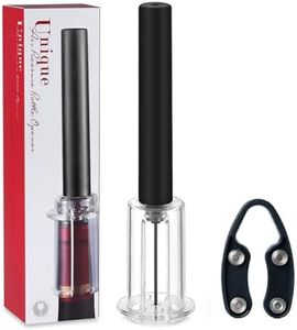 Wine Cork Remover, Aluminum Alloy Body, Air Pressure Pump Opener, Corkscrew, Bottle Opener, with Foil Cutter, Cork Out Tool