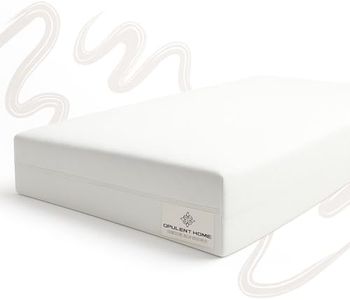 Opulent Home Cot Bed Mattress 140x70x15cm – Waterproof, Breathable & Hypoallergenic – Anti-Allergy Baby Mattress with Removable Washable Zipped Cover – Extra Thick Support for Newborns