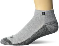 FootJoy Men's ProDry Sport XL 2-Pack Socks, Grey, Fits Shoe Size 12-15