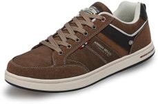 ARRIGO BELLO Mens Shoes Low Top Lace Up Trainers Classic Casual Sneaker