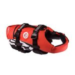 EZYDOG DFD Dog Life Jackets | Dog Lifejackets, Boating, Dog Friendly, Paddle Board, Dog Life Jacket Small Superior Buoyancy, Dog Life Jacket Medium, Dog Swim Vest, Puppy Life Jacket (Red, XL)