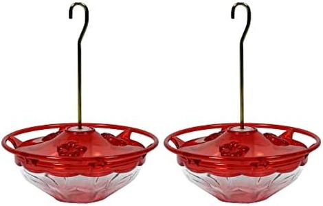 Aspects Mini HummBlossom Hummingbird Feeder, 4 oz, Rose (2-Pack)