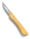 BeaverCraft, Whittling Knife C1M - Small Sloyd Knife - Wood Carving Knives Tools for Beginners - Carbon Steel Scandi Grind Blade - Beginners Whittling Tools