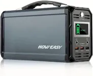 HOWEASY Portable Power Station,222Wh(60000MAh) Solar Generator,Backup Lithium Battery with 110V AC Outlet,for Rv Camping Travel Outdoor Emergencies