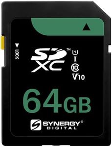 Synergy Digital 64GB Secure Digital SDXC UHS-I Memory Card, Compatible with Kodak PIXPRO FZ55 Digital Camera - Class 10, U1, 100MB/s, 300 Series